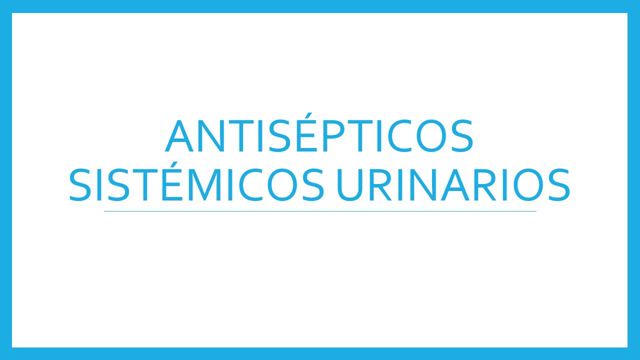 Quinolonas e Antis pticos Urin rios